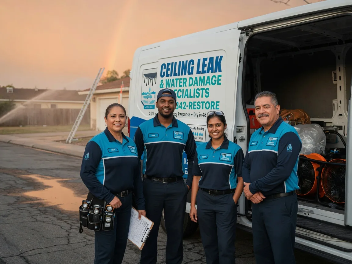 Ceiling Leak Cleanup company in West Salem, OH