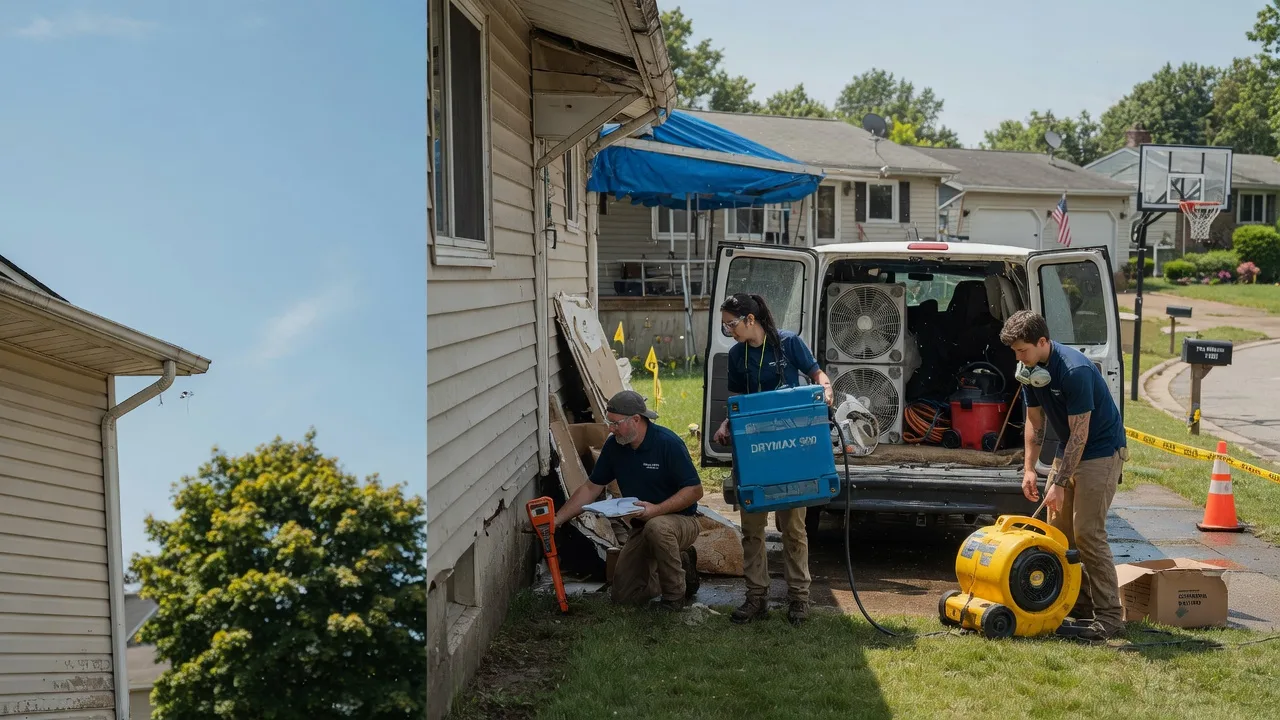Ceiling Leak Cleanup in West Salem, OH near me
